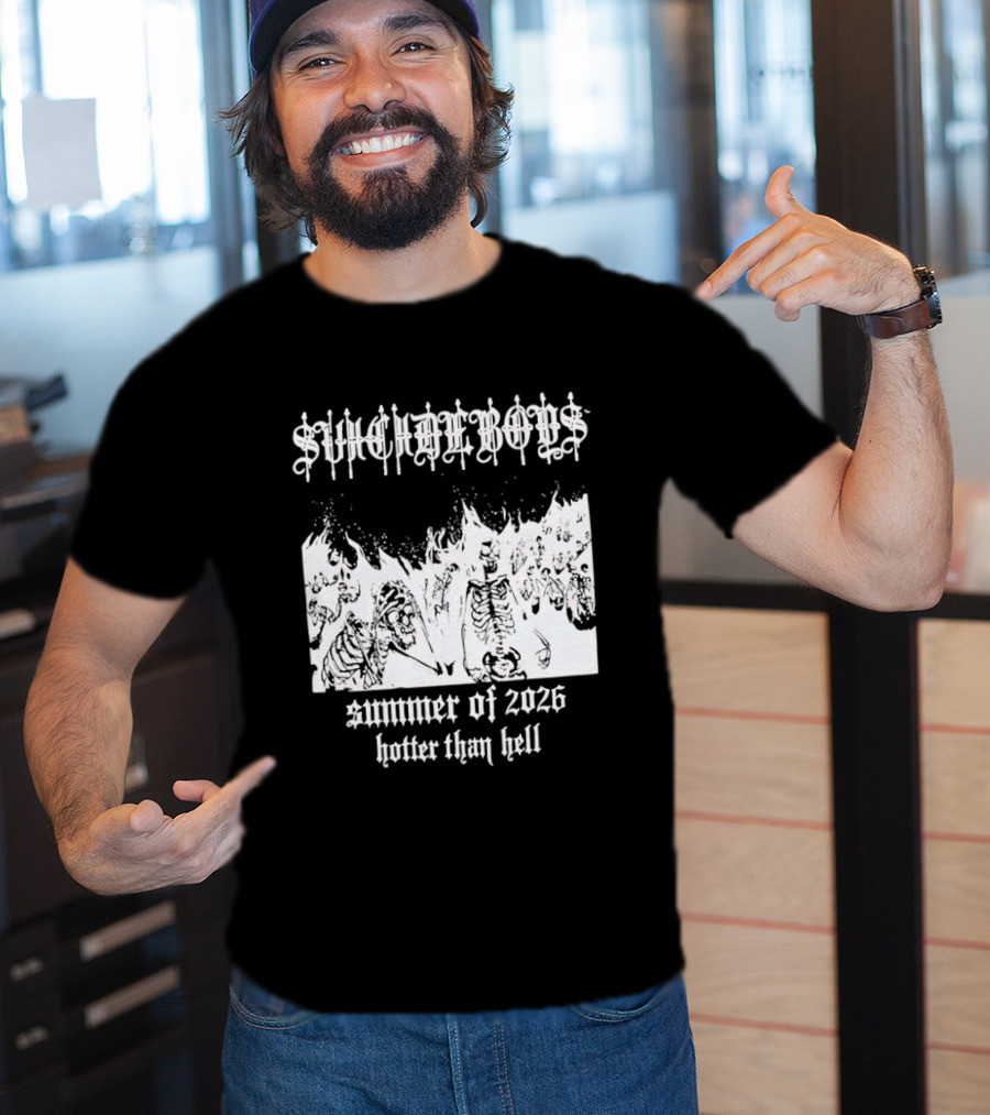 Suicideboys Summer Of 2026 Hotter Than Hell Skeletons T-Shirt