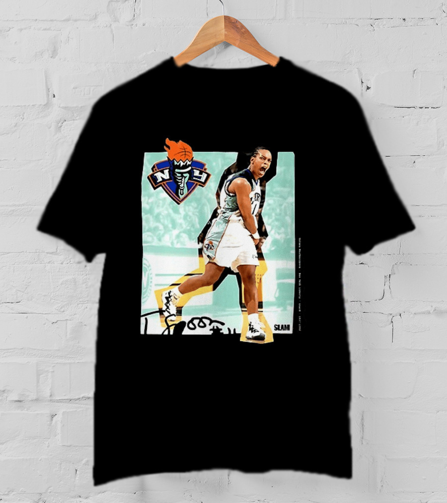 WNBA Legends Teresa Weatherspoon New York Liberty SLAM T-Shirt
