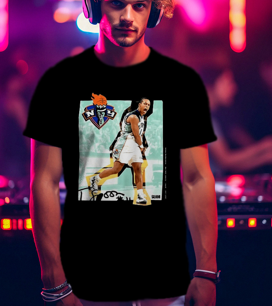 WNBA Legends Teresa Weatherspoon New York Liberty SLAM T-Shirt