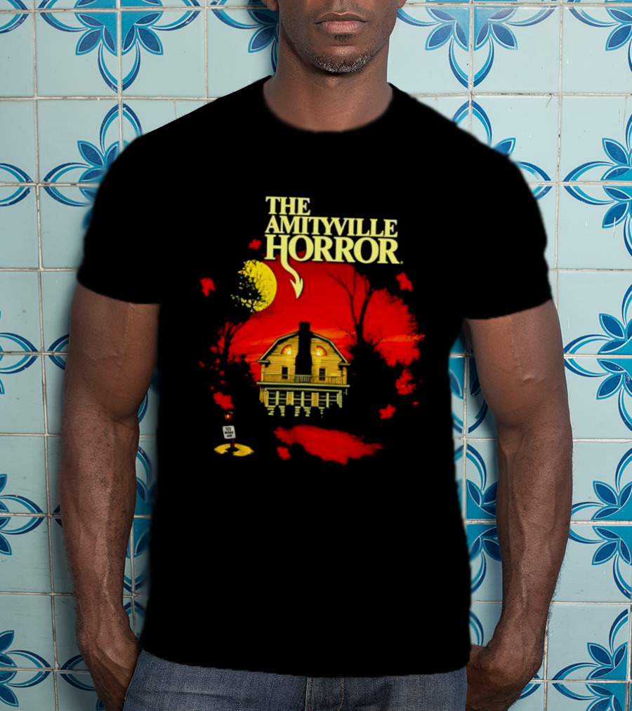 The Amityville Horror Haunted House Red Sky T-Shirt