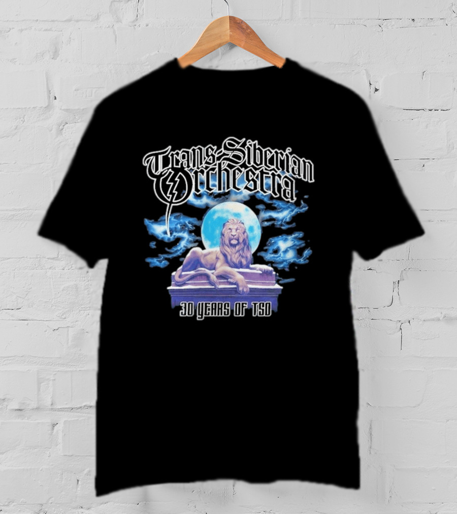 Trans Siberian Orchestra 30 Years Of TSO With Lion And Moon T-Shirt