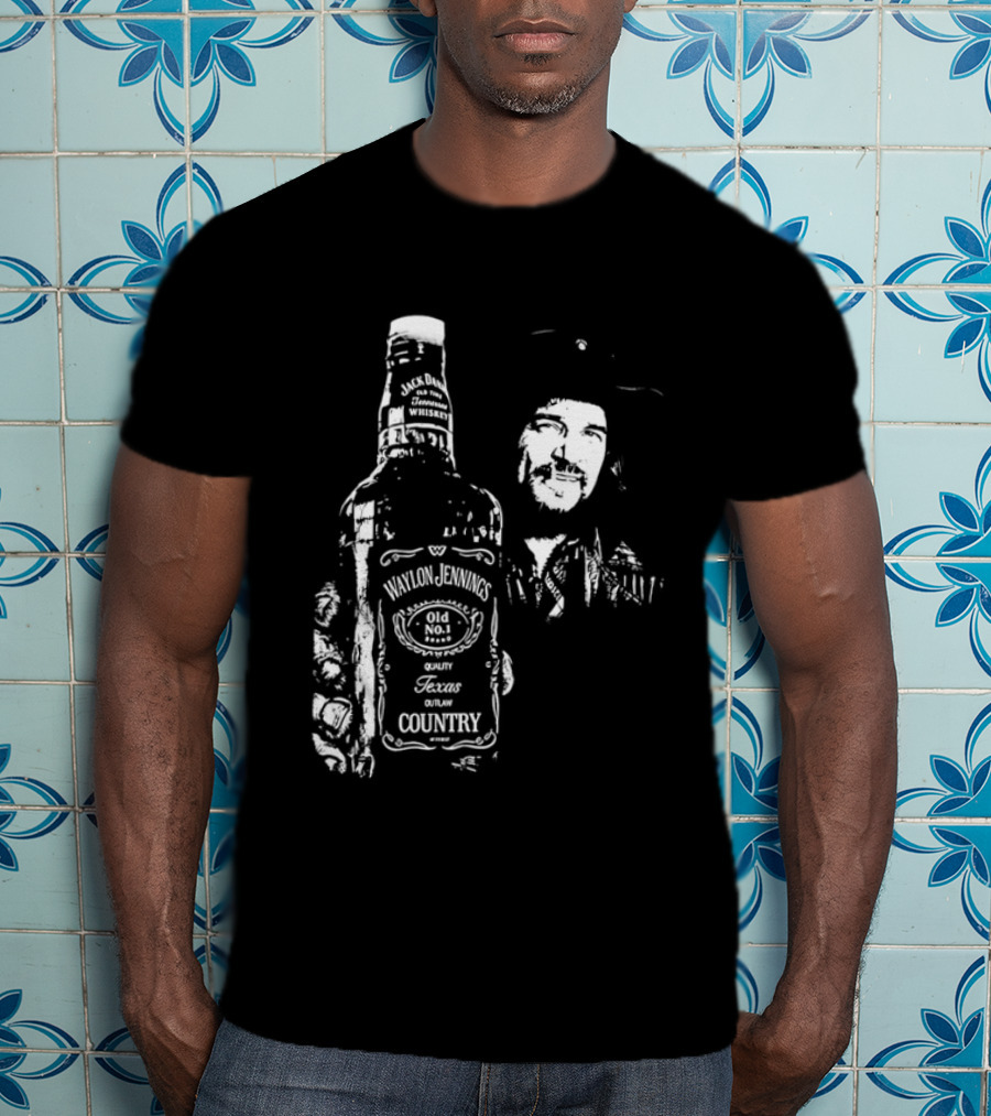 Waylon Jennings Old No 8 Brand Texas Country T-Shirt