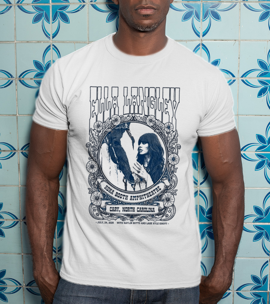 Ella Langley Kaylin Butts Lake Kyle Knott Live Koka Booth Amphitheatre Cary NC 2026 T-Shirt