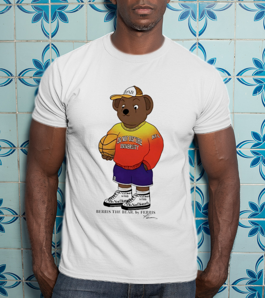 Berris The Bear Basketball Do Not Disturb University Giannis Antetokounmpo T-Shirt