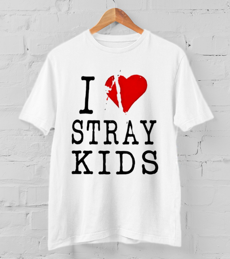 I Love Stray Kids Broken Heart T-Shirt