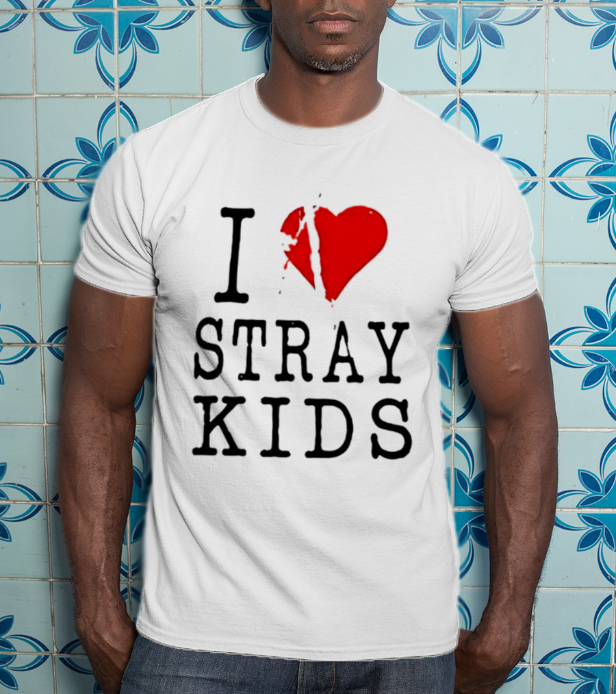 I Love Stray Kids Broken Heart T-Shirt
