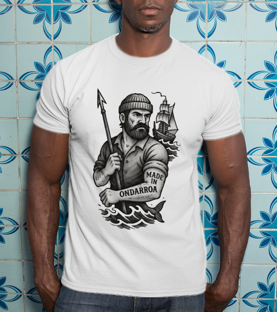 Inigo Martinez Basque Planet Made In Ondarroa Sailor And Ship T-Shirt