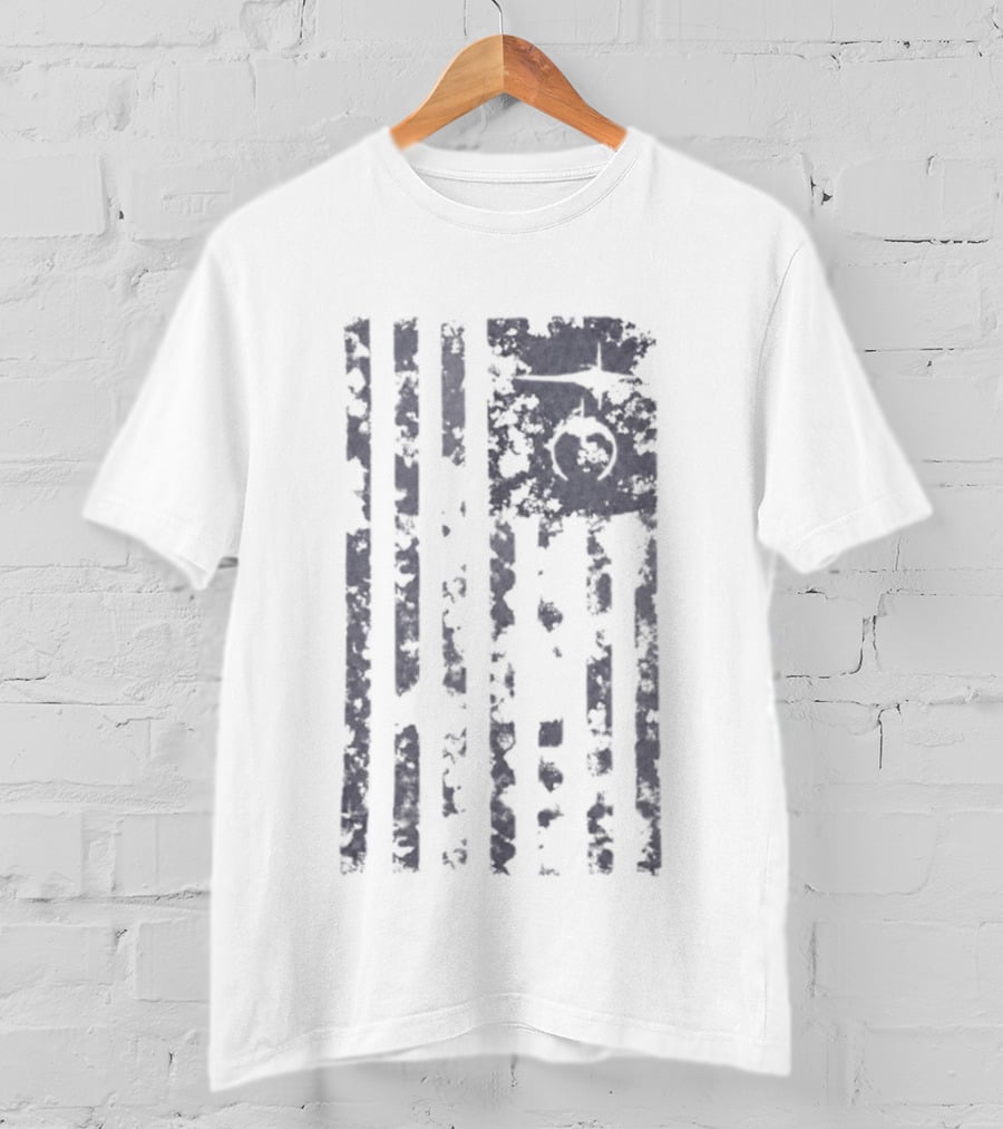 Jake Paul Thug Club Old Glory Distressed American Flag T-Shirt