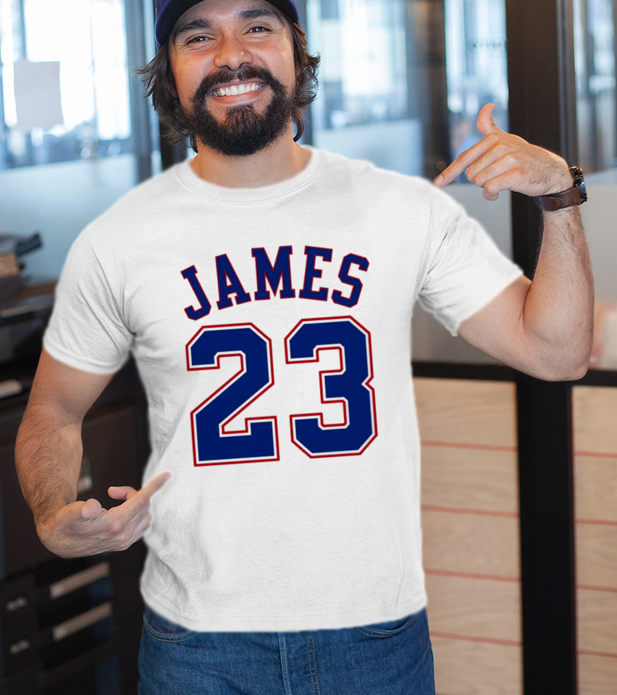 James 23 Philadelphia 76er The King T-Shirt