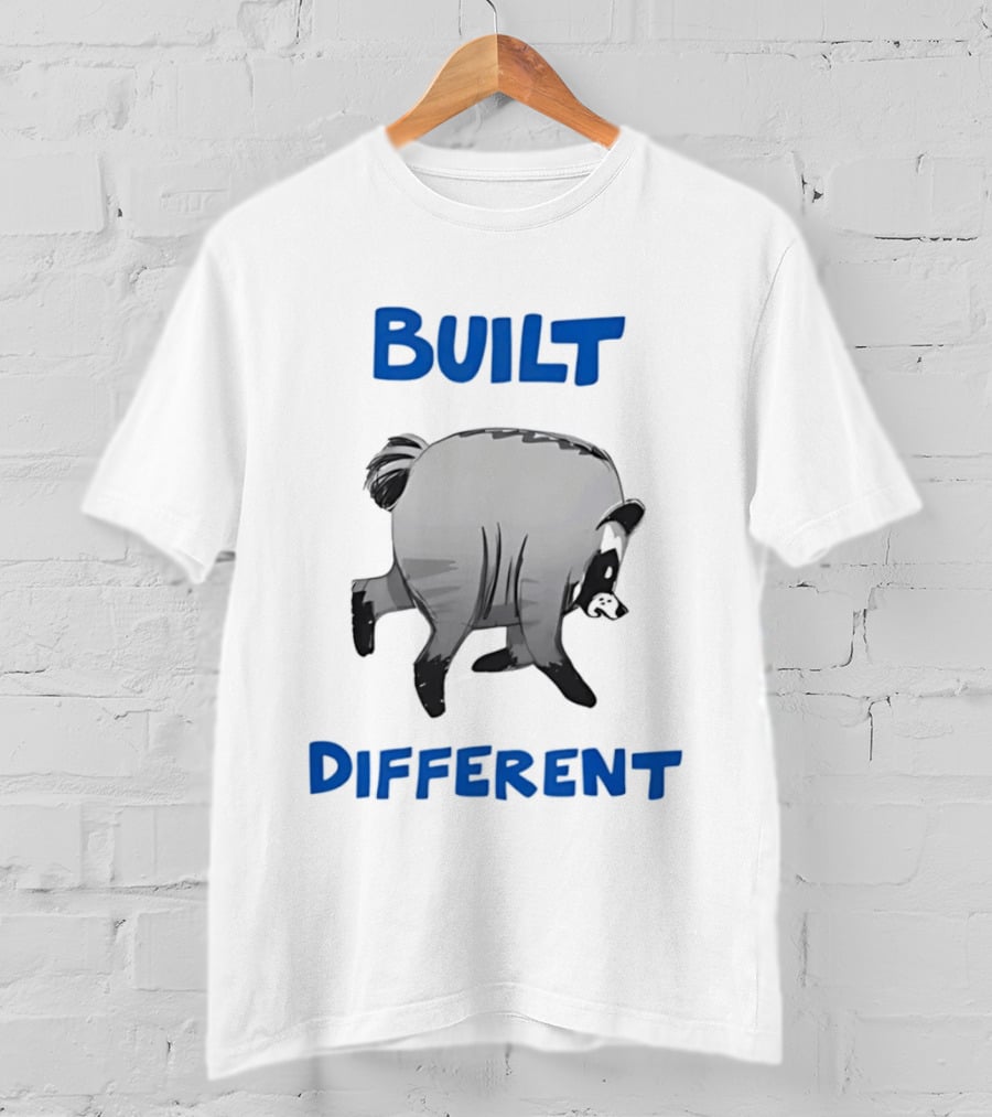 Jimothy The Raccoon Built Different T-Shirt