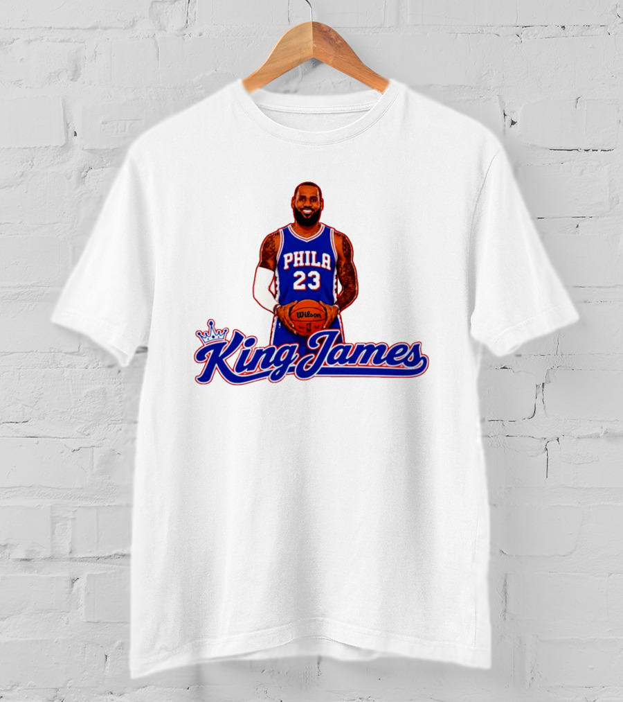 King James Philly 23 Basketball Legend T-Shirt