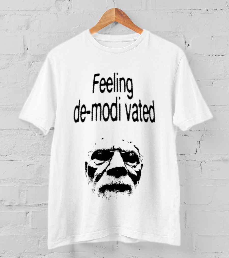 Pradhan Mantri Feeling De Modi Vated Playful Expression T-Shirt