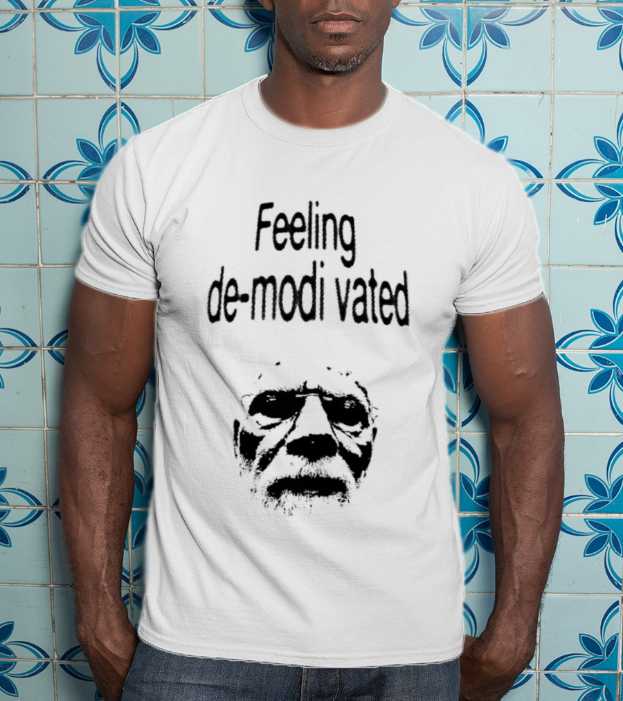 Pradhan Mantri Feeling De Modi Vated Playful Expression T-Shirt