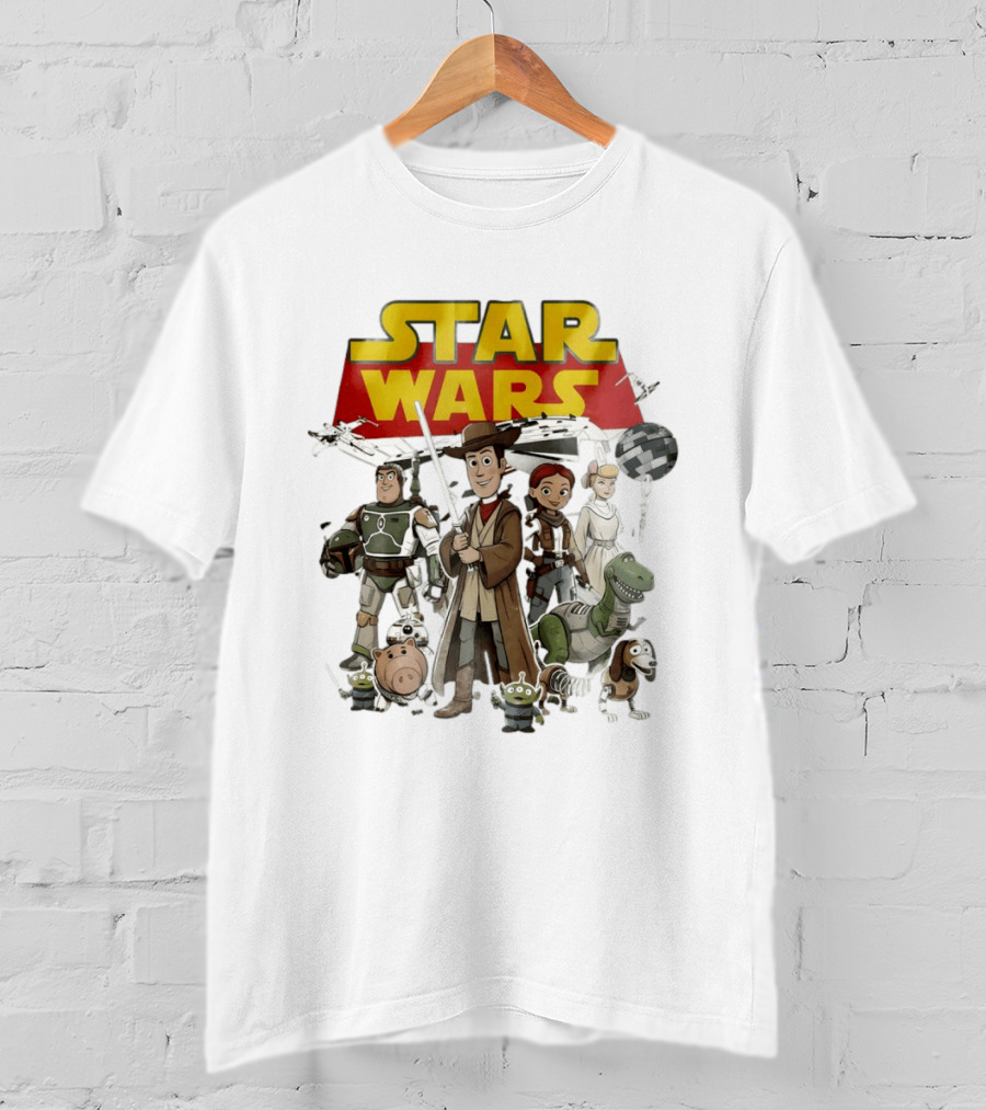 Star Wars Toy Story Mashup Disneyland Family Trip 2026 T-Shirt
