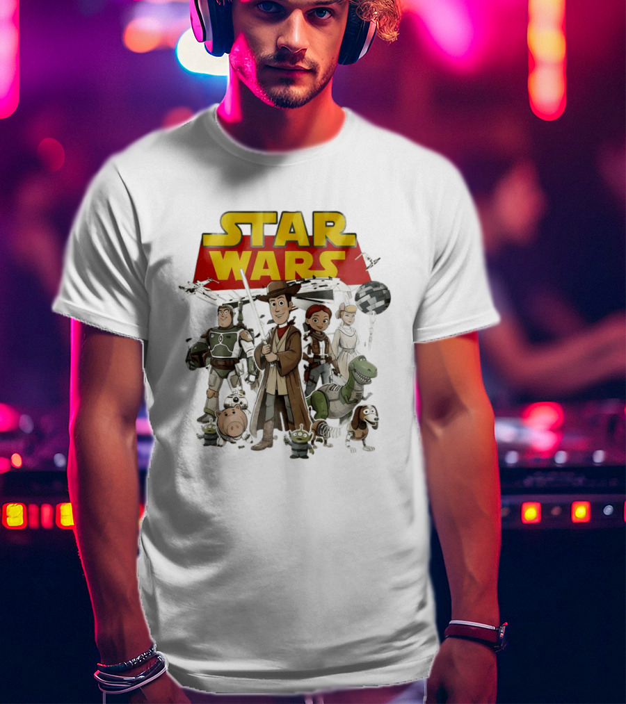 Star Wars Toy Story Mashup Disneyland Family Trip 2026 T-Shirt