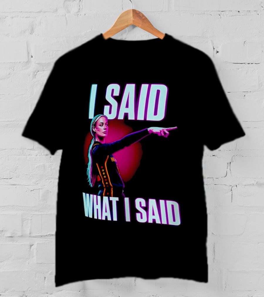 Sophie Cunningham I Said What I Said Pointing Indiana Fever WNBA Basketball T-Shirt