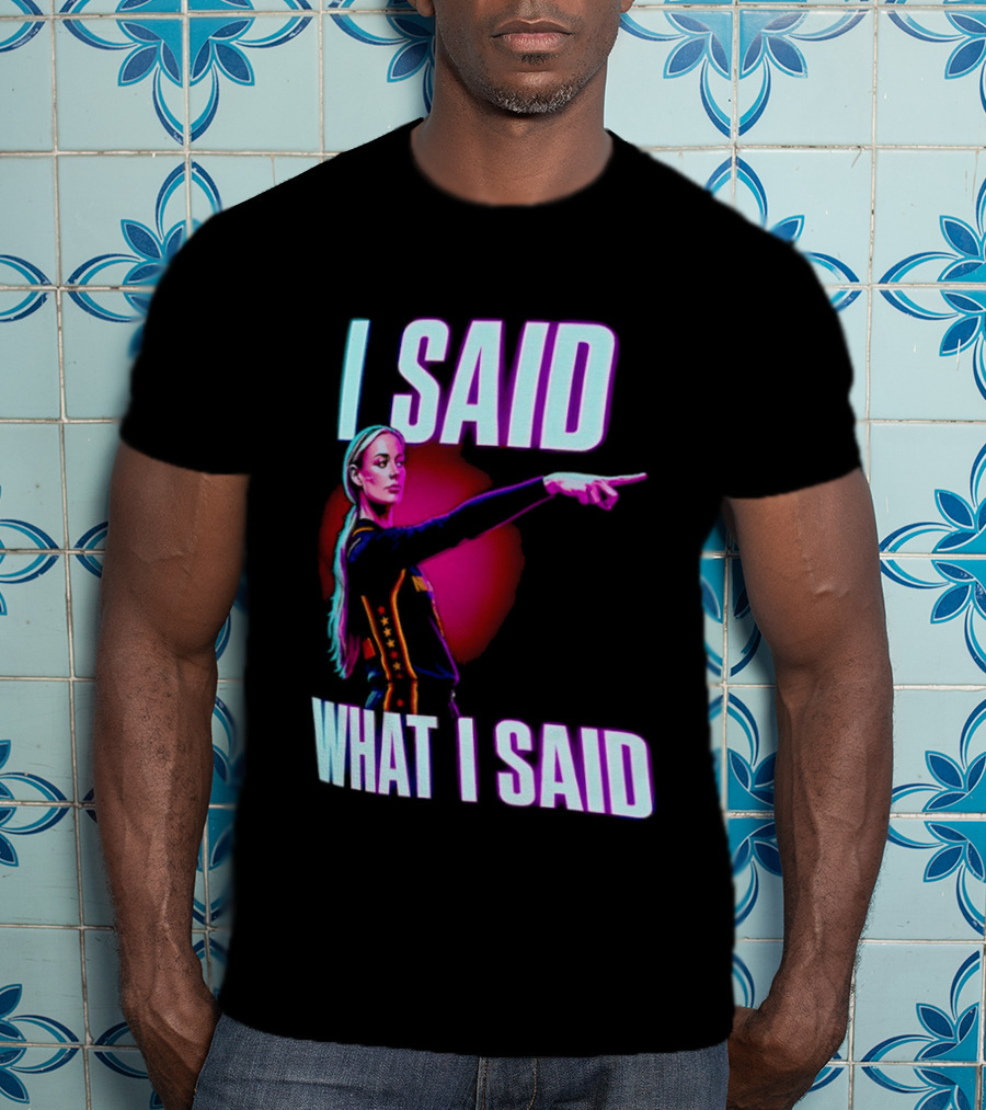 Sophie Cunningham I Said What I Said Pointing Indiana Fever WNBA Basketball T-Shirt