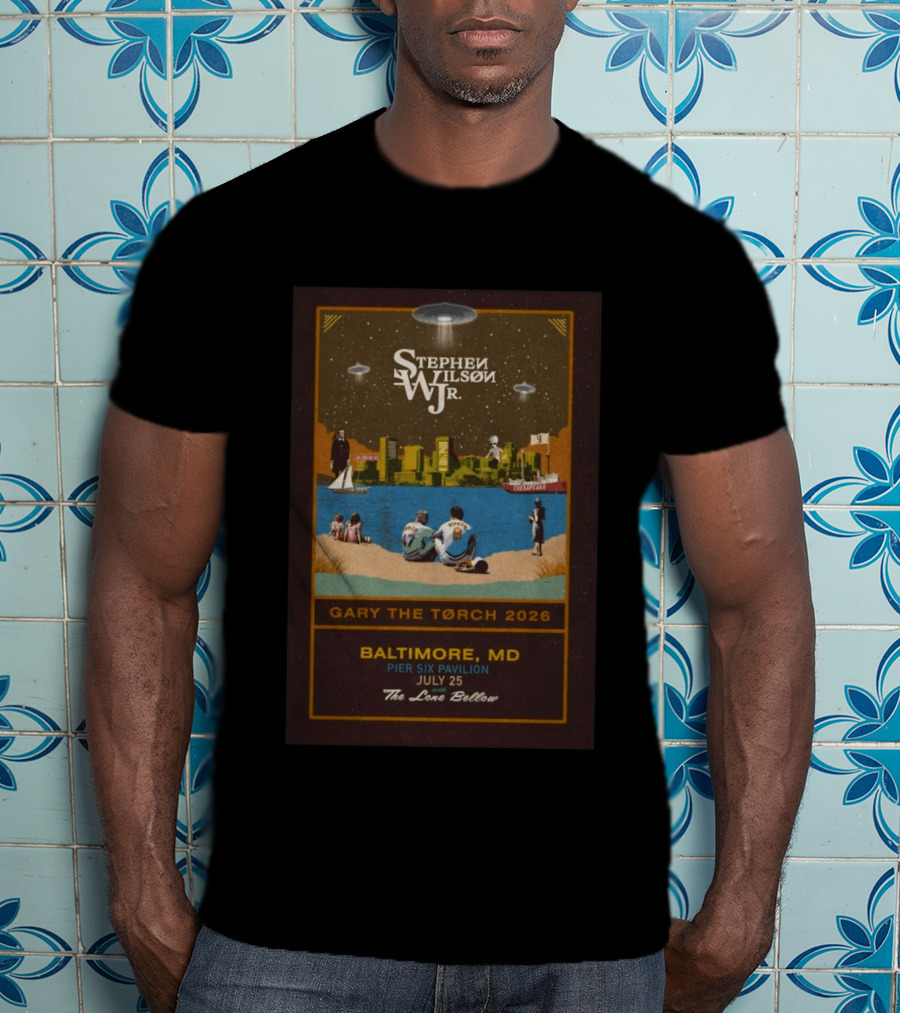 Stephen Wilson Jr Baltimore Gary The Torch 2026 Pier Six Pavilion July 25 The Lone Bellow T-Shirt
