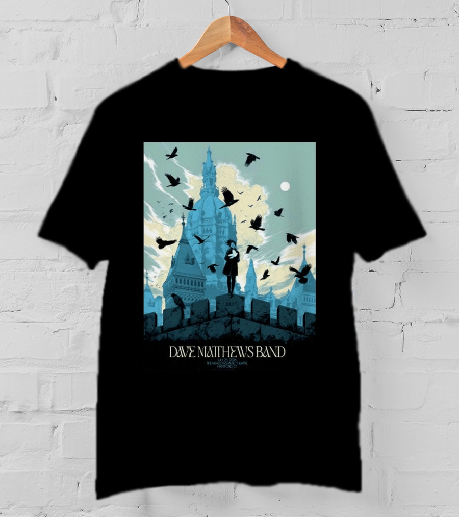 Dave Matthews Band Hartford CT 2026 The Meadows Music Theatre July 25 Event T-Shirt
