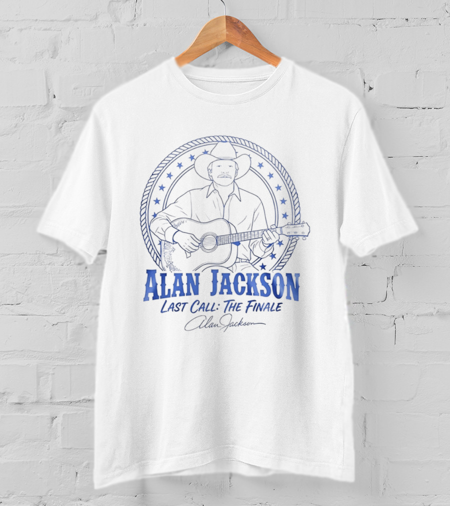 Alan Jackson Last Call The Finale Tour 2026 Tennessee Titans Collaboration T-Shirt