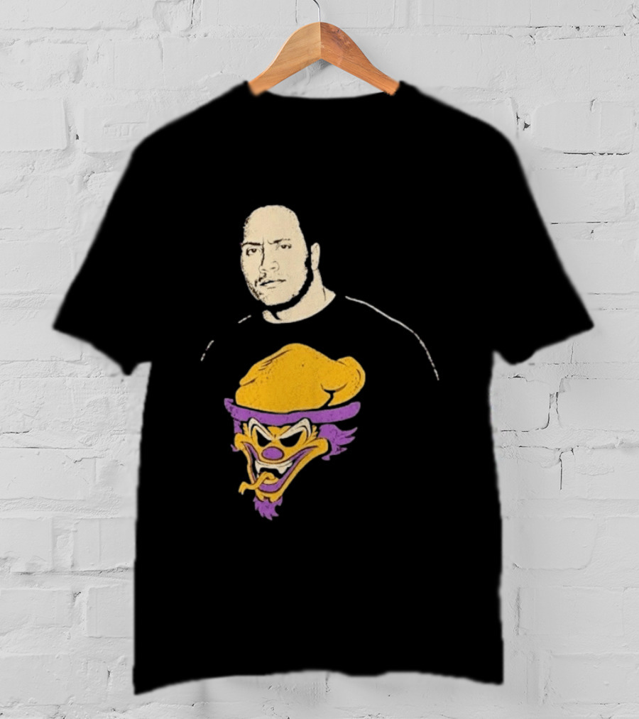 Dwayne Johnson The Rock Insane Clown Posse Collaboration T-Shirt