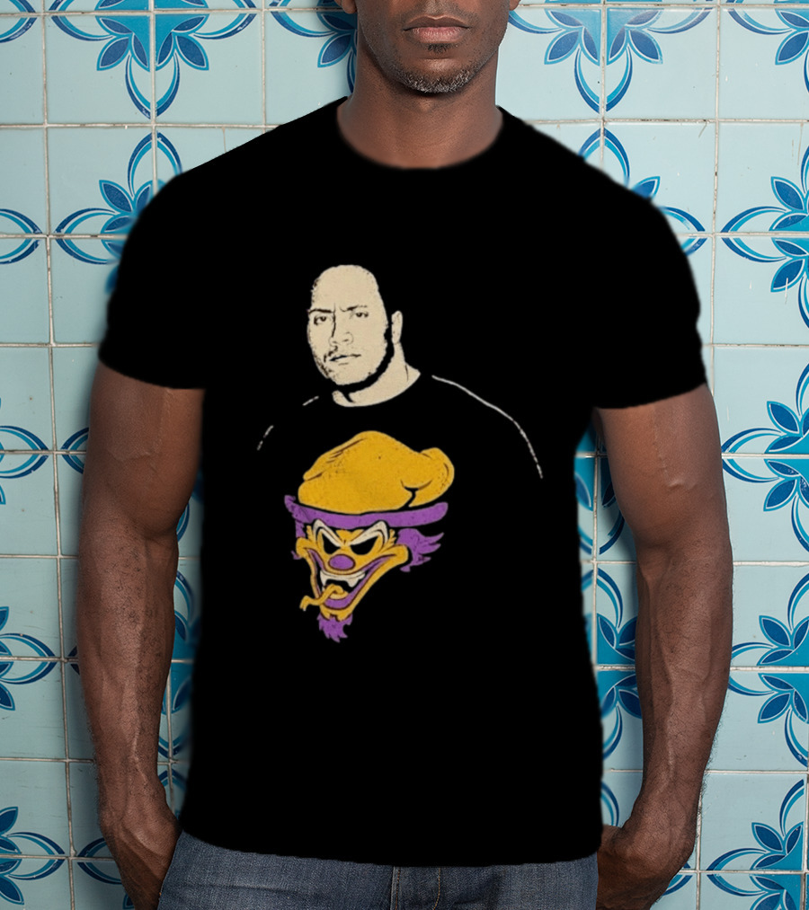 Dwayne Johnson The Rock Insane Clown Posse Collaboration T-Shirt