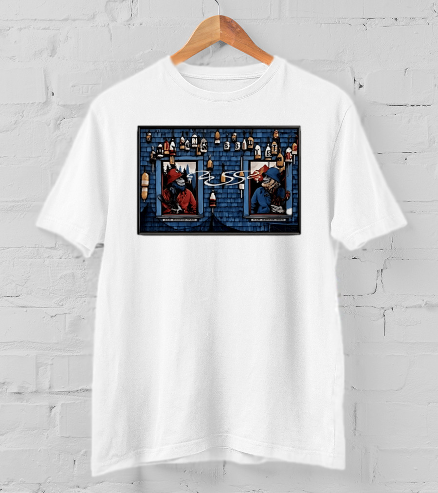 Billy Strings Portland ME July 24 2026 Lobster Theme With Buoys And Lighthouse T-Shirt