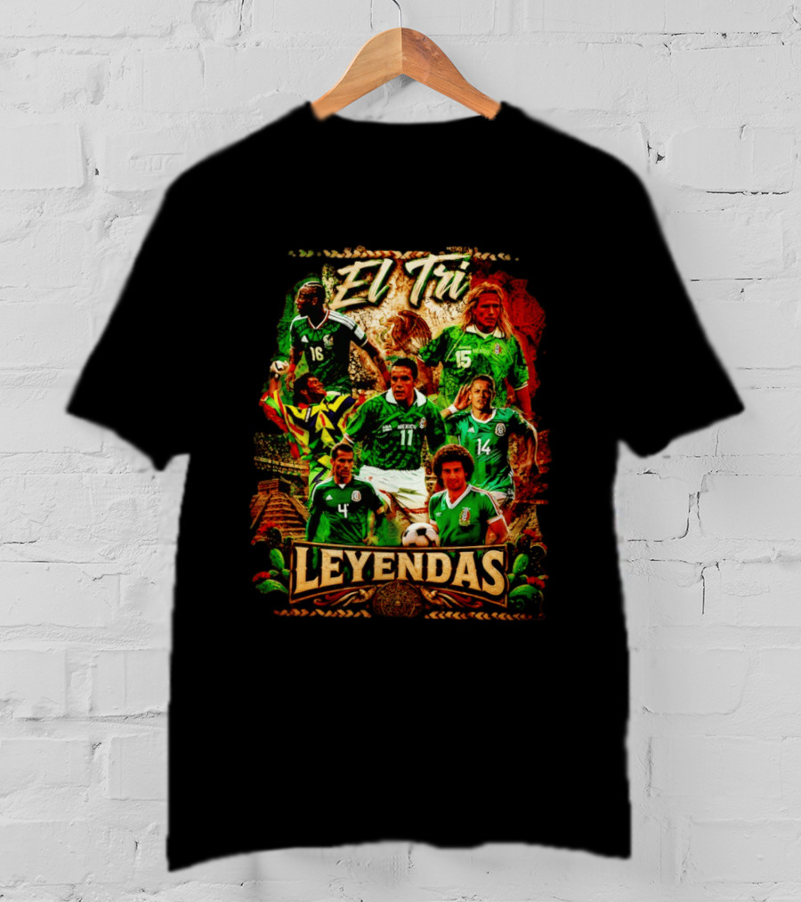 El Tri Leyendas Mexico National Football Team Legend Players T-Shirt