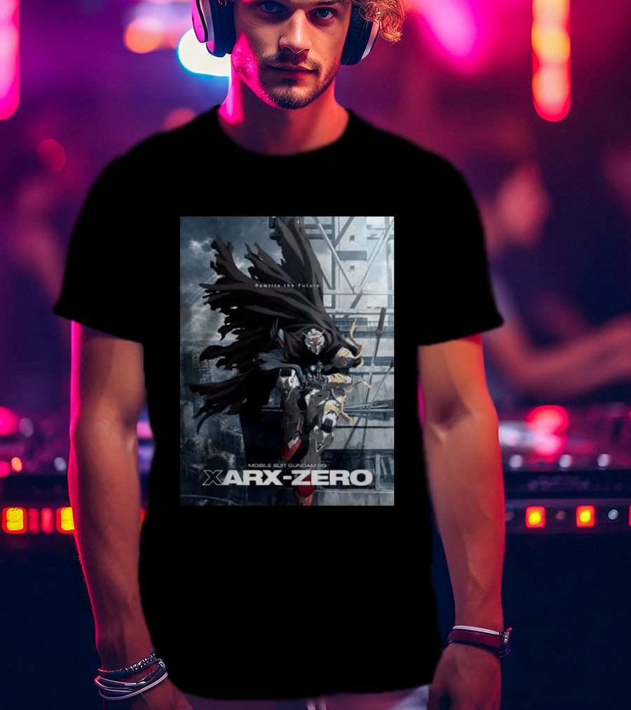 Rewrite The Future Mobile Suit Gundam RG Xarx Zero New Series T-Shirt