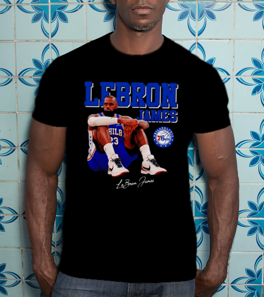 Lebron James 23 Philadelphia 76ers Basketball Phila 76ers 2026 T-Shirt