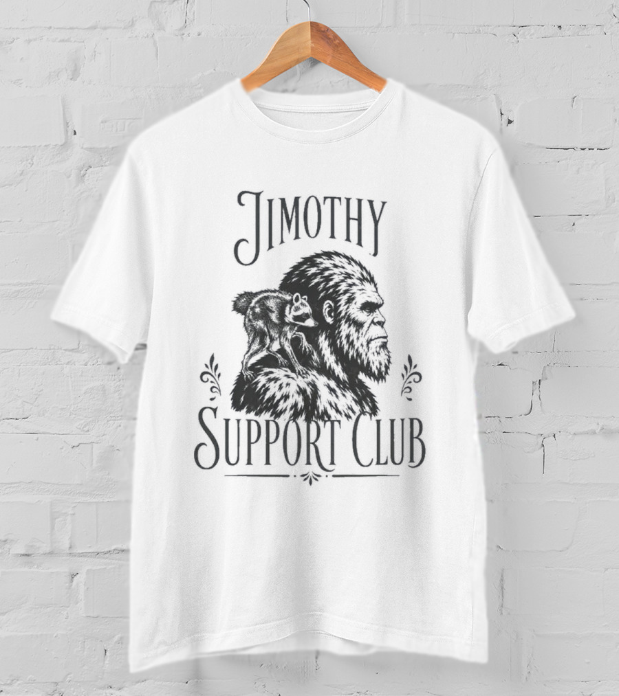 Jimothy Raccoon Bigfoot Support Club T-Shirt