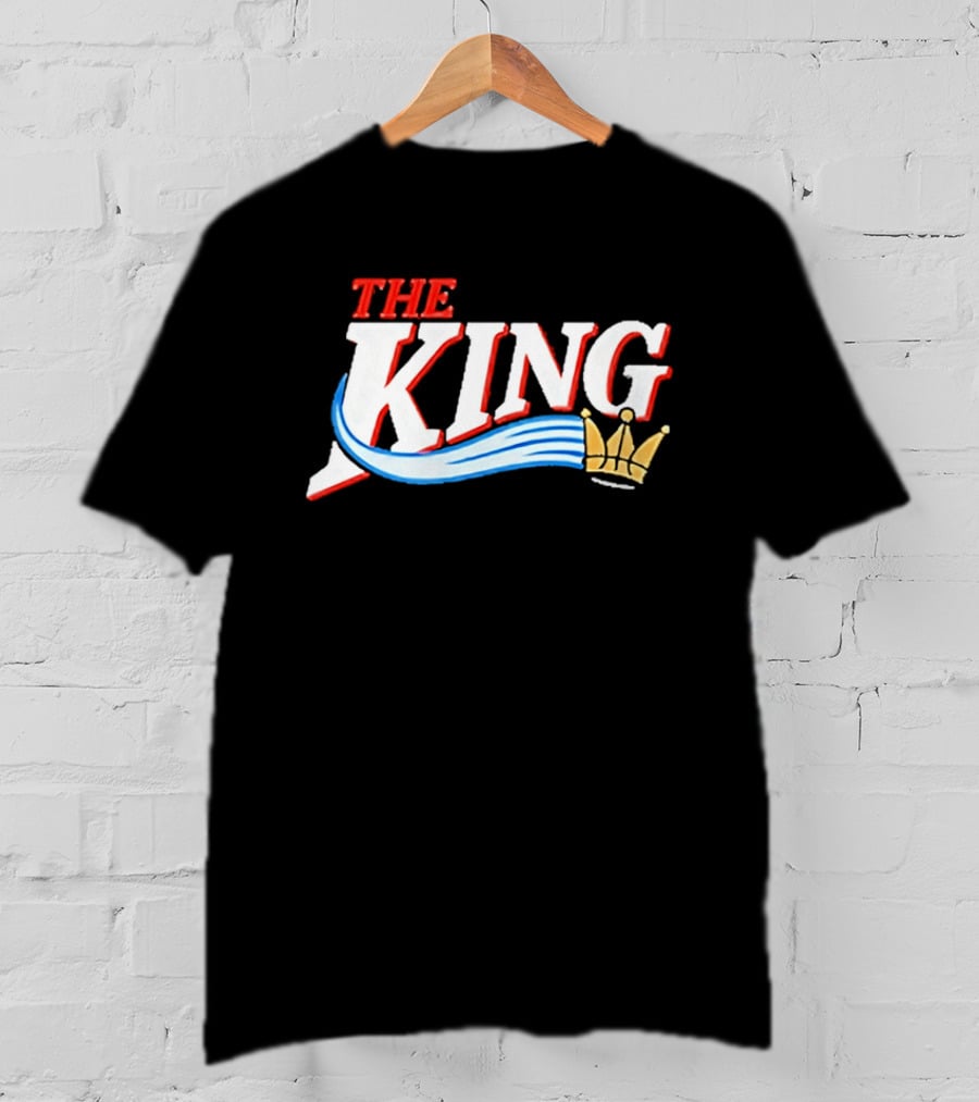 The King Throwback Lebron James Philadelphia 76ers T-Shirt