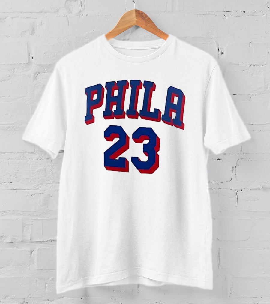 PHILA 23 LeBron James Philadelphia 76ers Youth Fast Break T-Shirt
