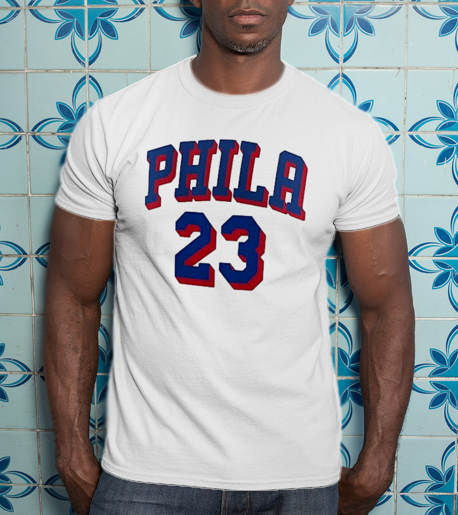 PHILA 23 LeBron James Philadelphia 76ers Youth Fast Break T-Shirt