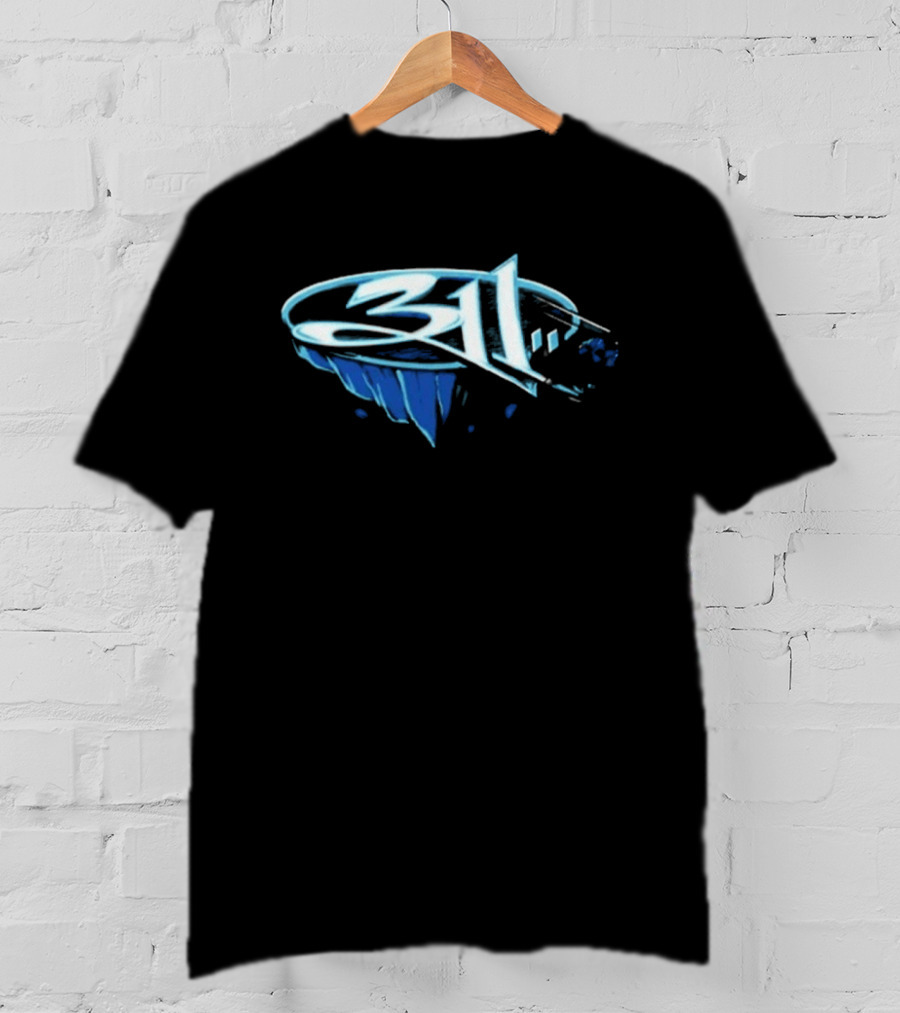 311 July 28 2026 Grand Rapids MI Blue Stylized Text Event T-Shirt