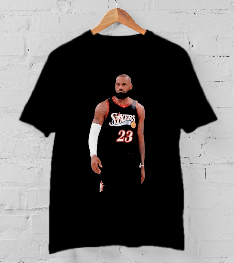 2026 LeBron James Philadelphia 76ers Number 23 Jersey T-Shirt