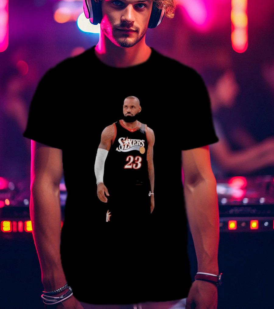 2026 LeBron James Philadelphia 76ers Number 23 Jersey T-Shirt