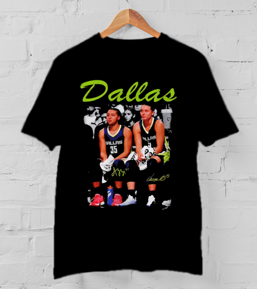 Dallas Azzi Fudd Paige Bueckers Signatures 2026 Game Day T-Shirt