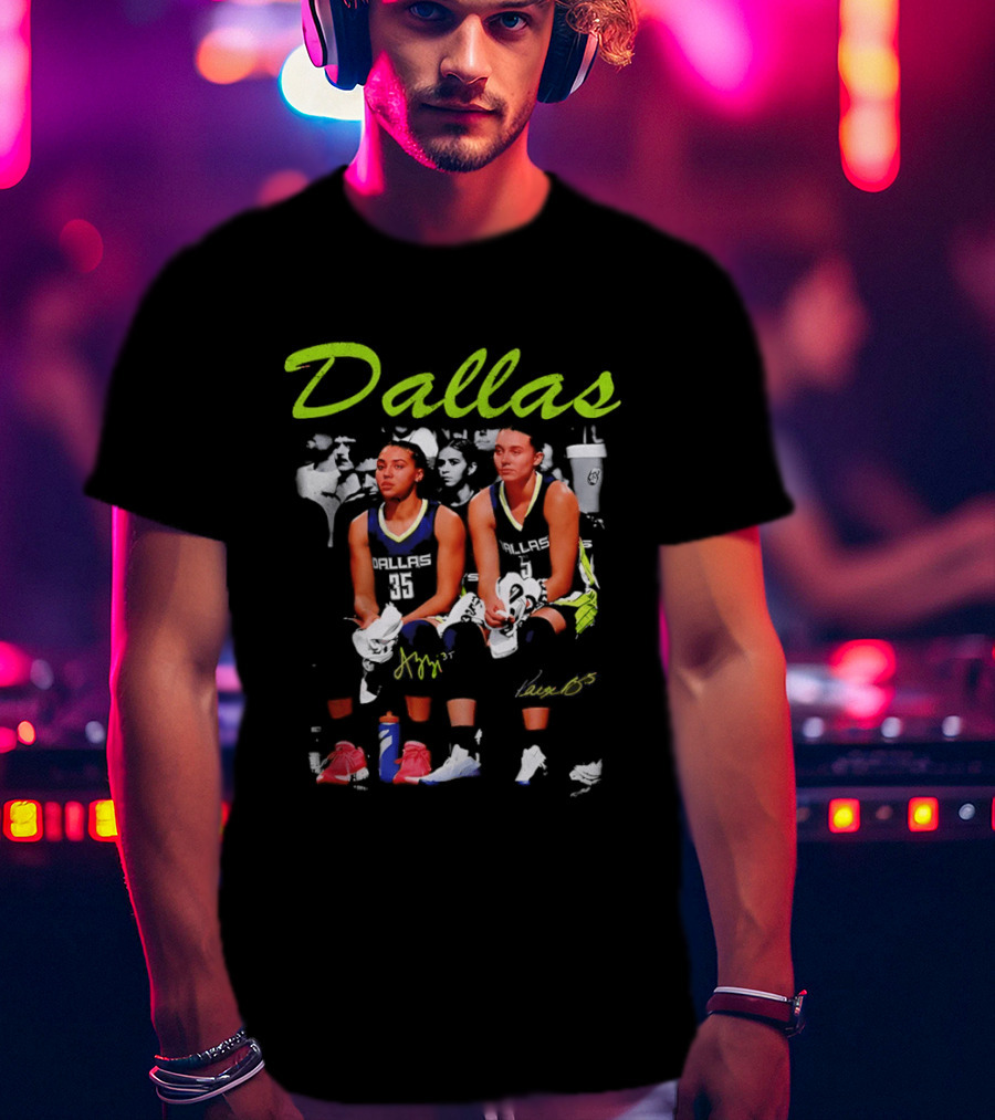Dallas Azzi Fudd Paige Bueckers Signatures 2026 Game Day T-Shirt