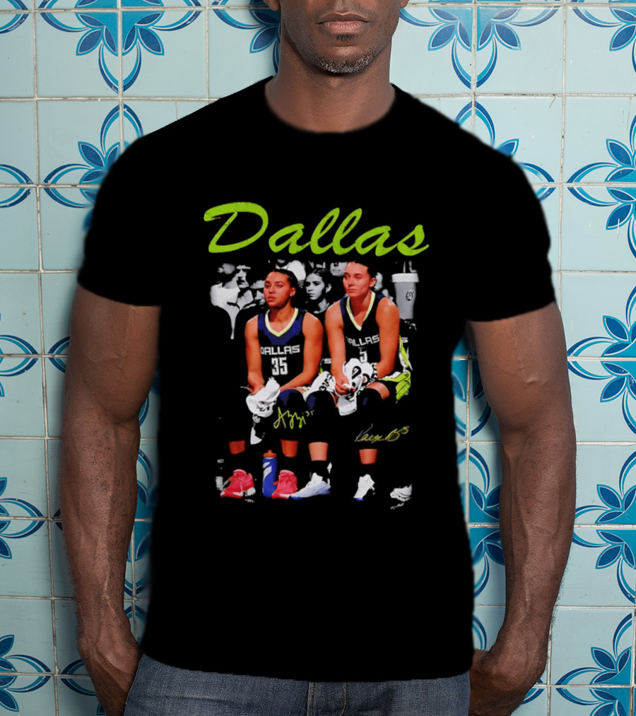 Dallas Azzi Fudd Paige Bueckers Signatures 2026 Game Day T-Shirt