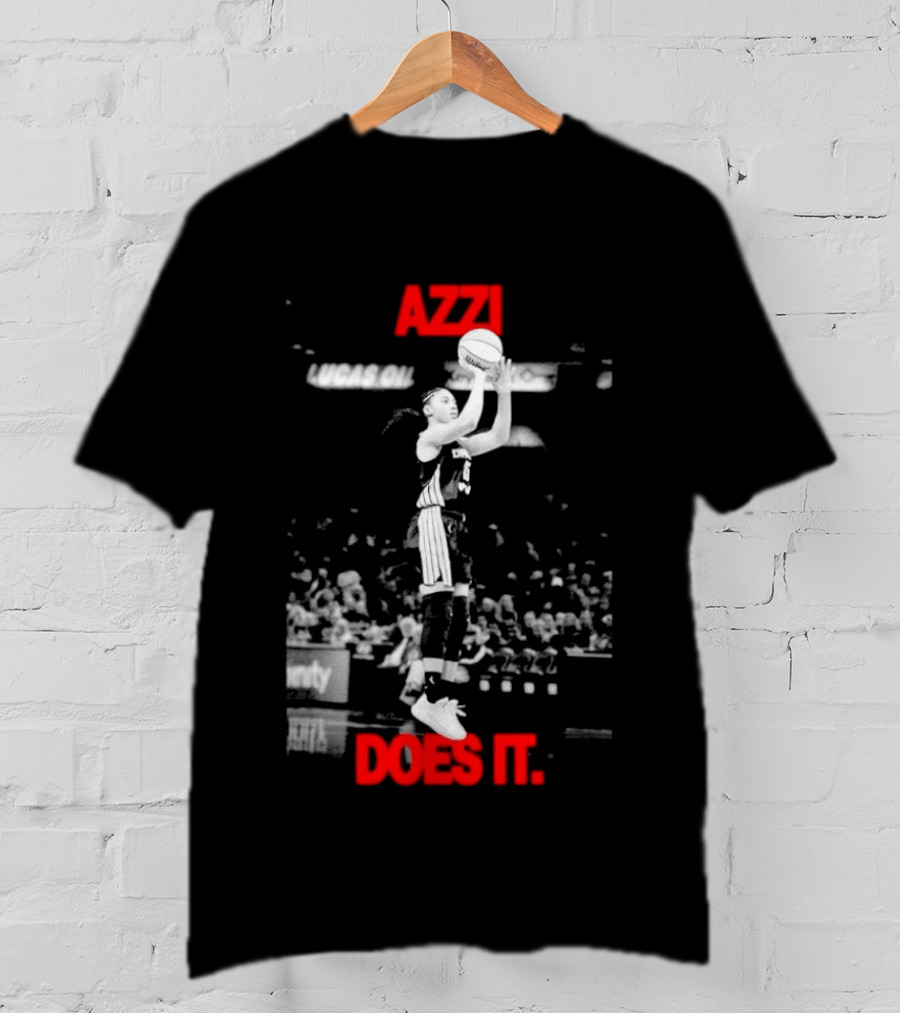 Azzi Fudd Azzi Does It WNBA Basketball Player Jump Shot T-Shirt