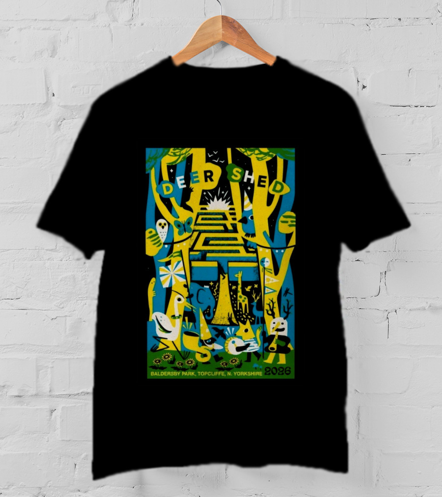 Deer Shed 2026 Baldersby Park Topcliffe N Yorkshire Festival T-Shirt