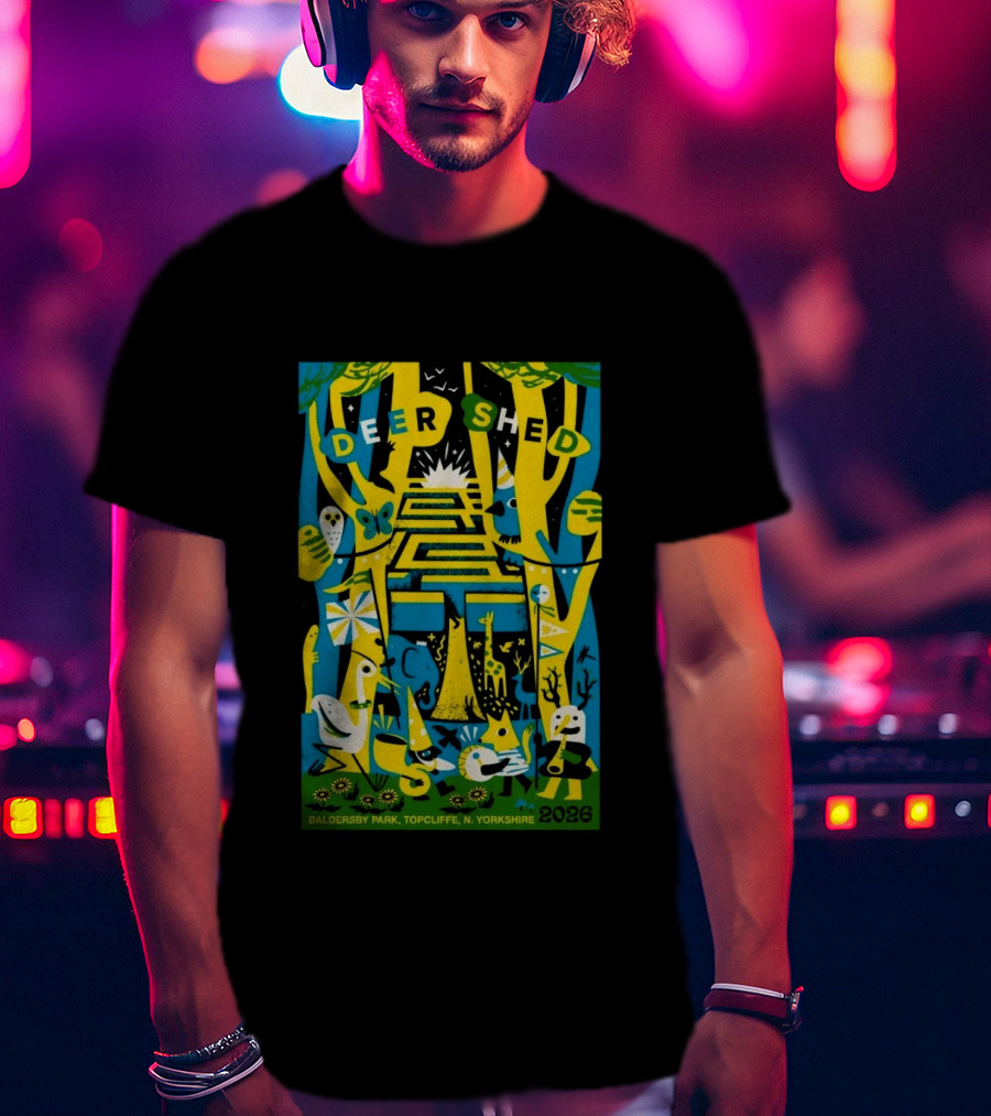 Deer Shed 2026 Baldersby Park Topcliffe N Yorkshire Festival T-Shirt