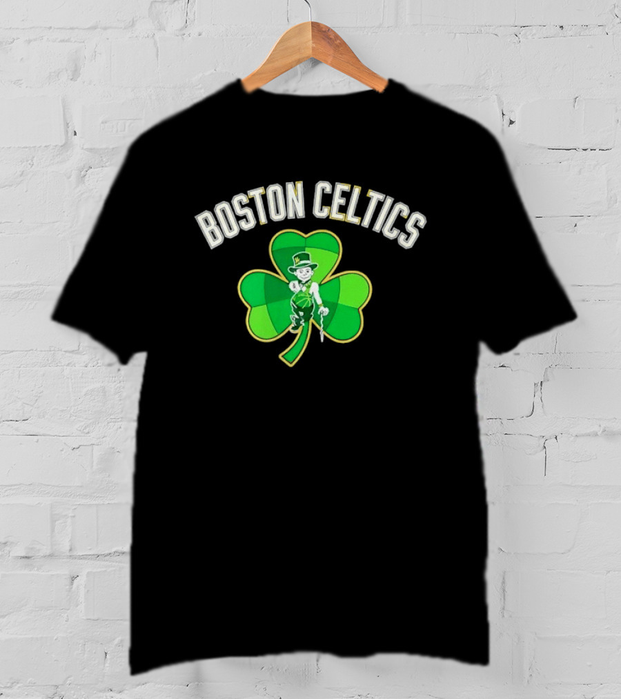 Boston Celtics Shamrock St Patrick's Day 2026 T-Shirt