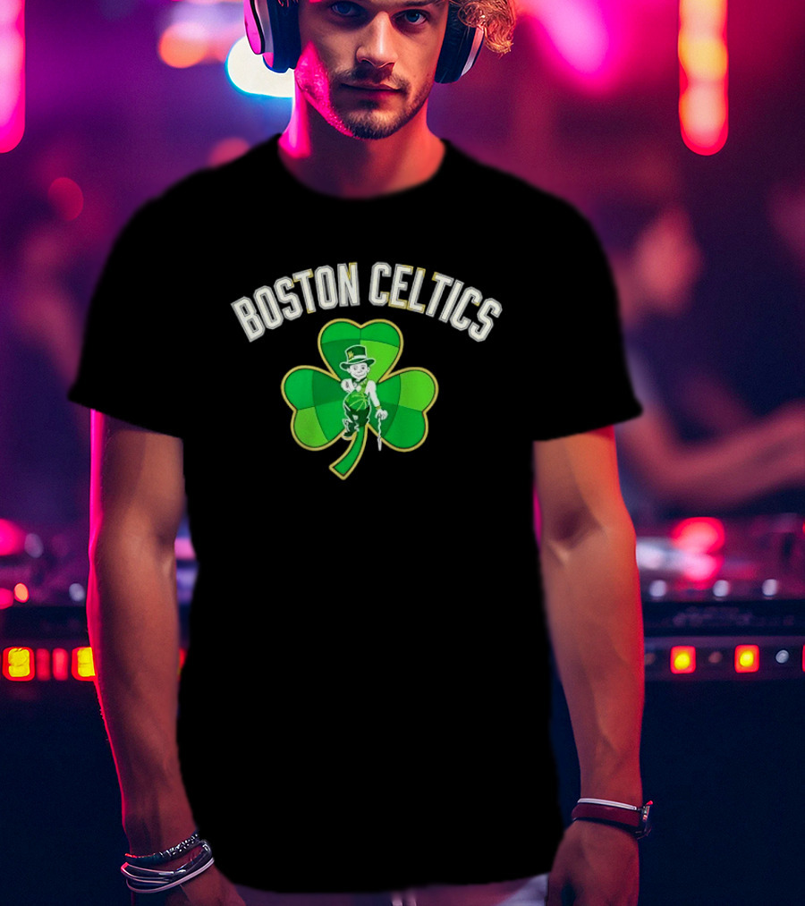 Boston Celtics Shamrock St Patrick's Day 2026 T-Shirt