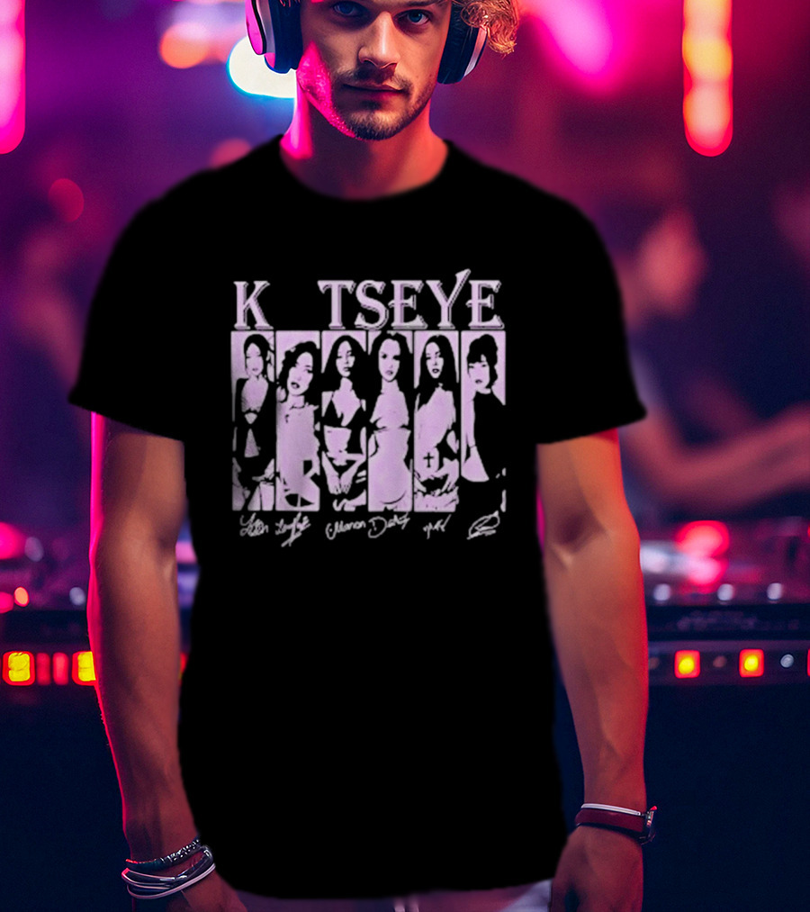 Katseye Bold Style Queens Party Girl Power T-Shirt