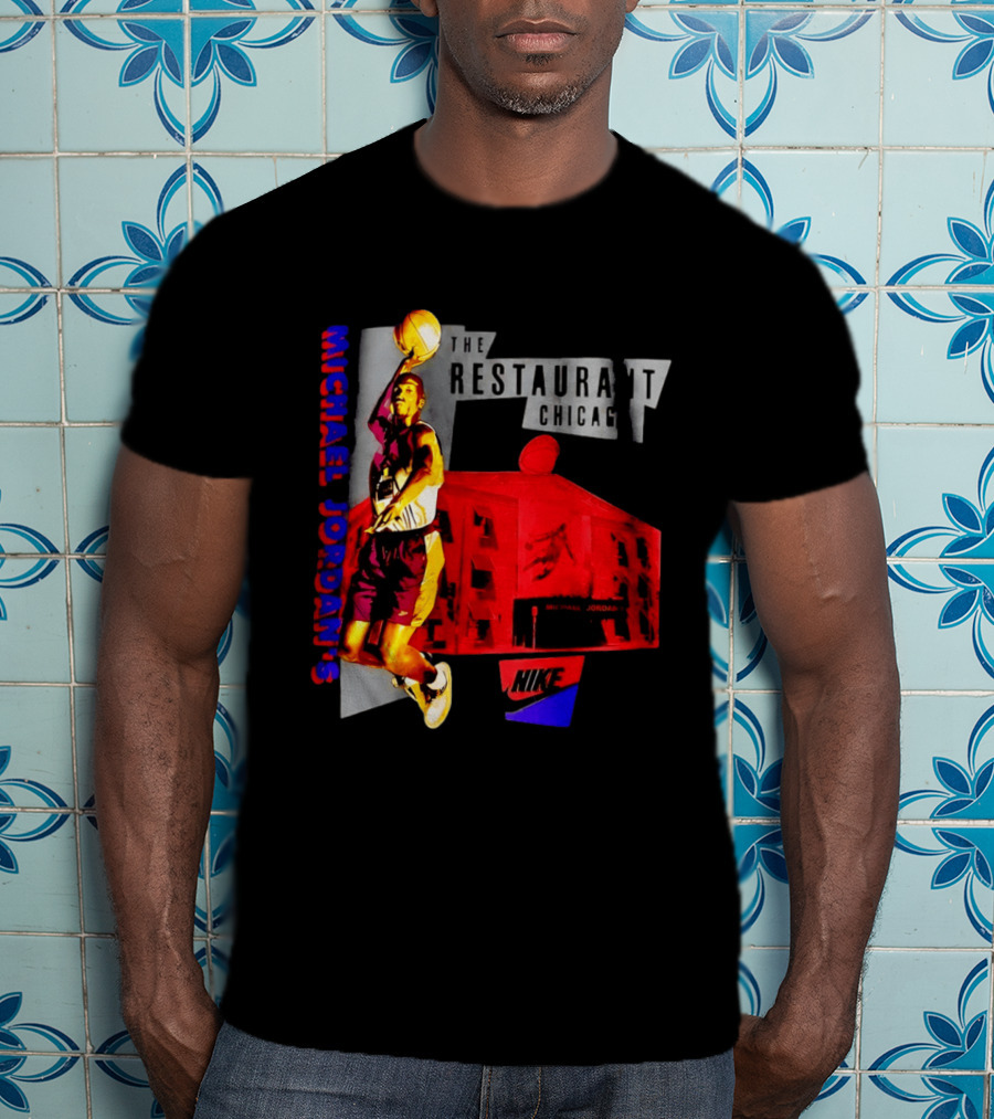 Michael Jordan's Restaurant Chicago Nike Basketball T-Shirt