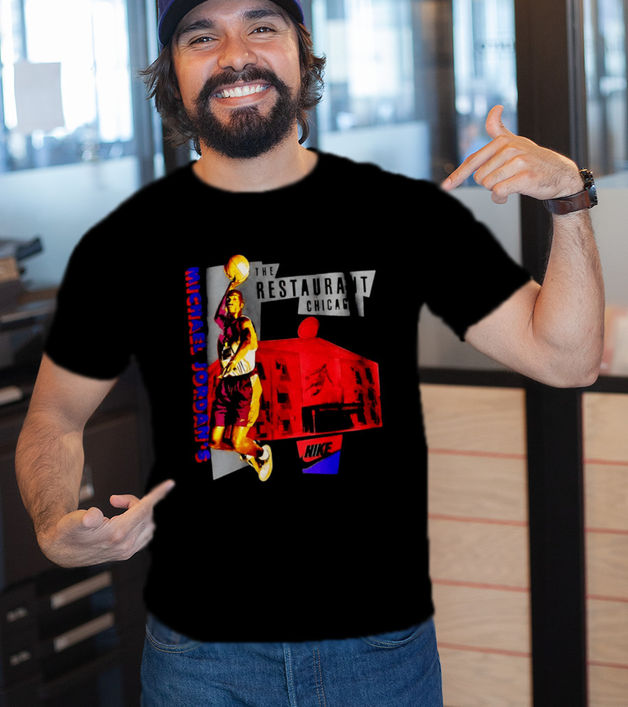 Michael Jordan's Restaurant Chicago Nike Basketball T-Shirt