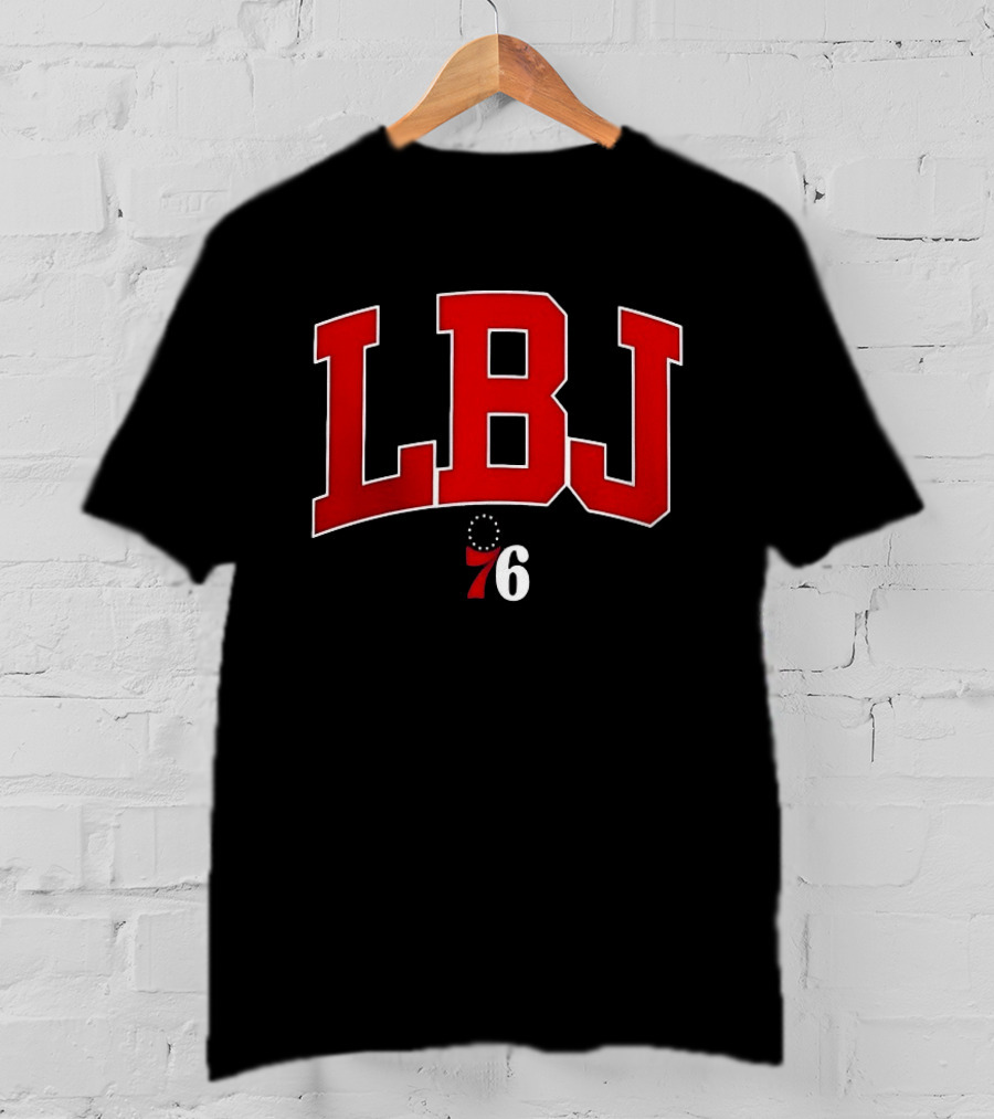 LBJ Philadelphia 76ers 76 Basketball T-Shirt