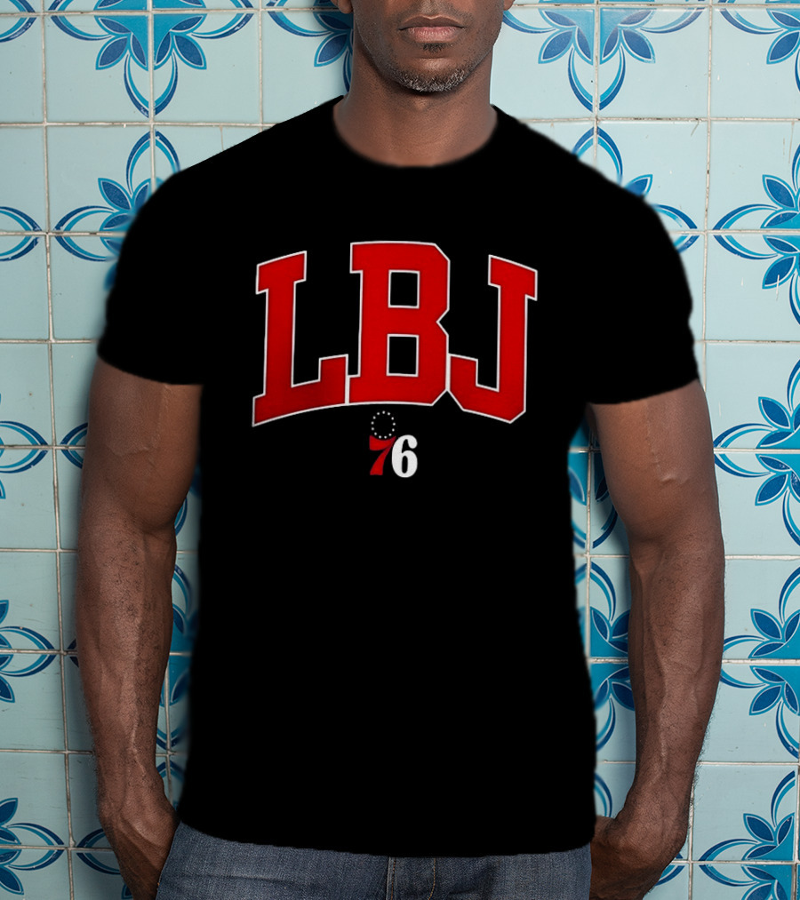 LBJ Philadelphia 76ers 76 Basketball T-Shirt